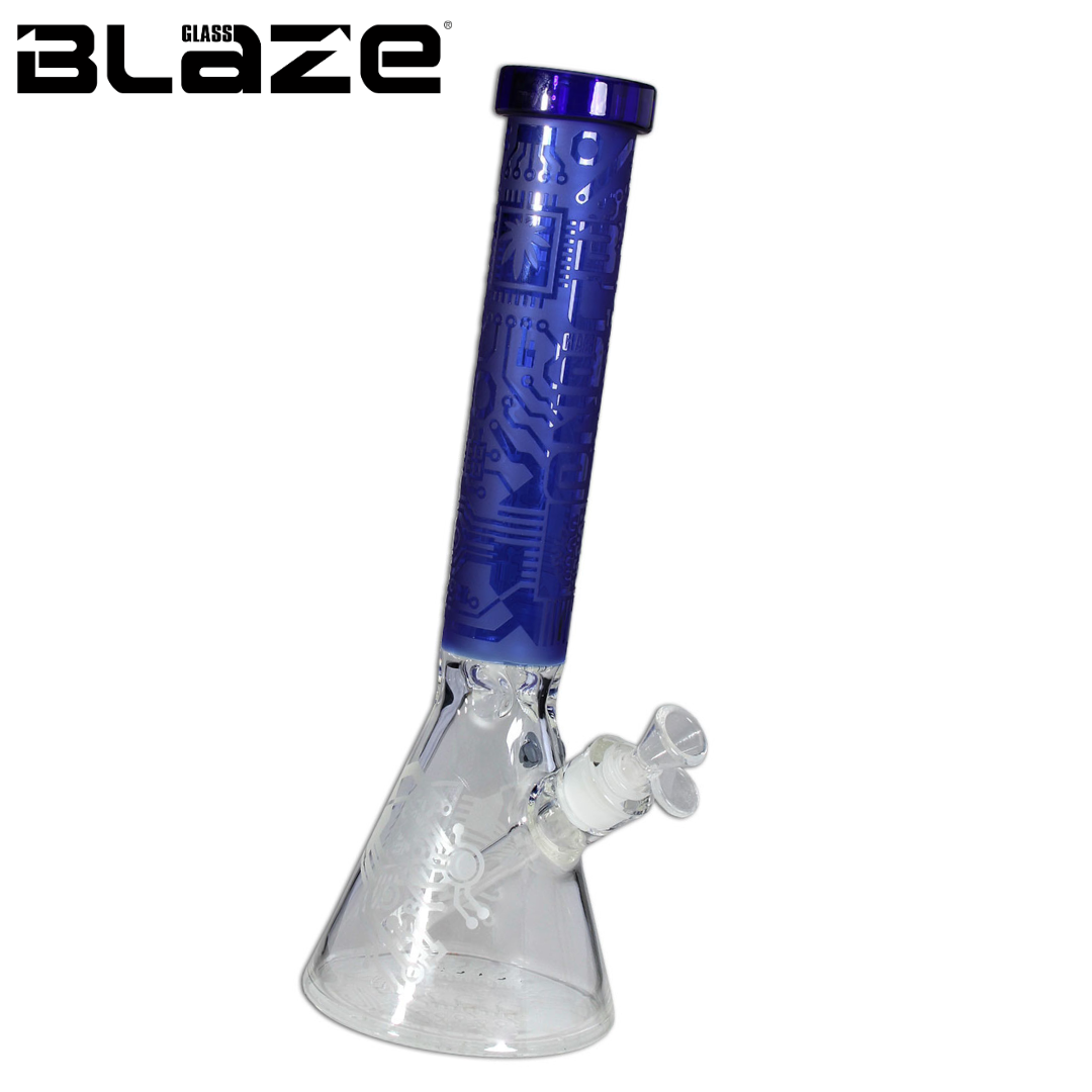 Glasbong, BLAZE®, Beaker, Aquamarin